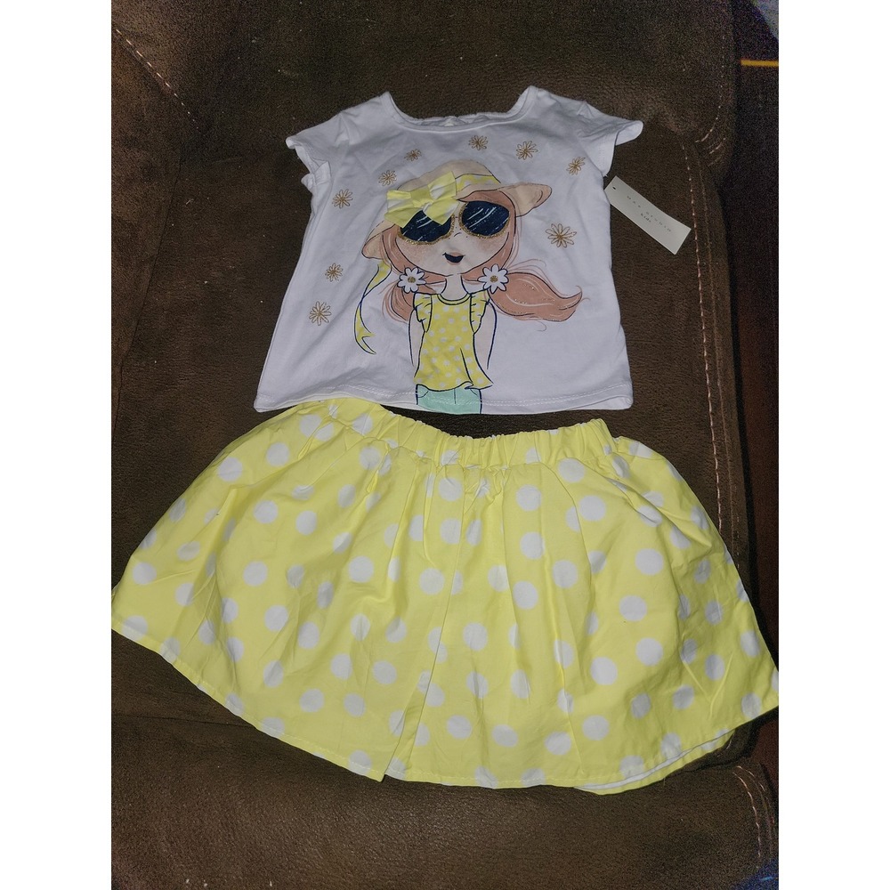 Max studio spring Easter outfit top and skirt size xs 4